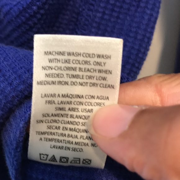 Faded Glory Blue White Top 2X 18W 20W PLUS SIZE - Picture 4 of 8